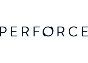 typographic logo for Perforce