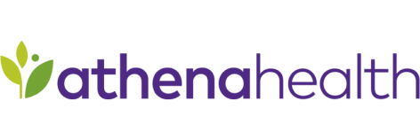 typographic logo for Athena Health