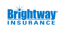 typographic logo for Brightway Insurance
