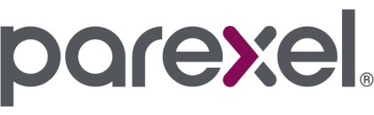 typographic logo for Parexel