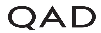 typographic logo for QAD